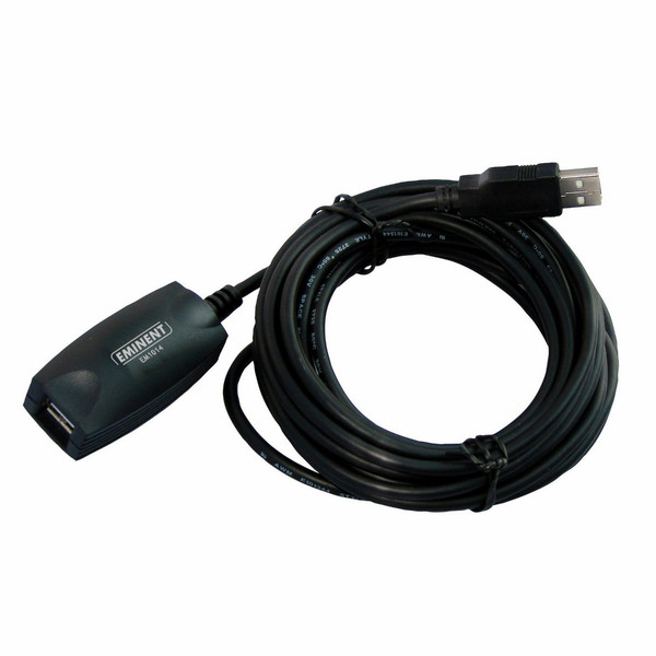 Eminent EM1014 5m USB A USB A Black USB cable