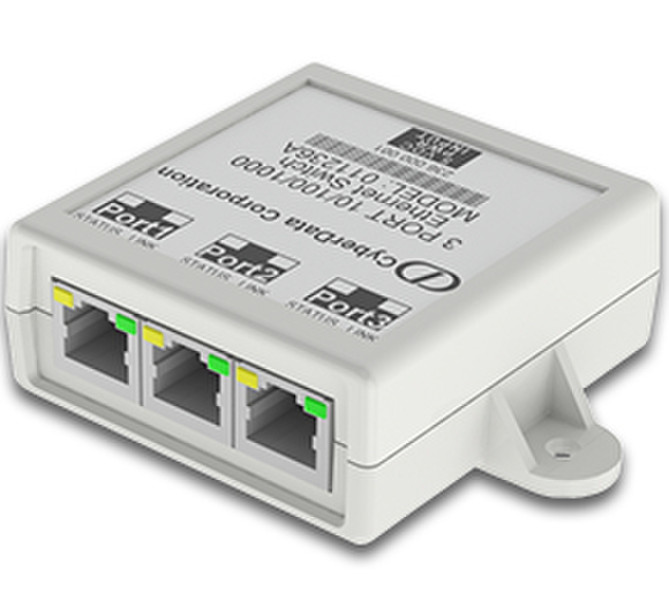 CyberData Systems 011236 Gigabit Ethernet (10/100/1000) Grau Netzwerk-Switch