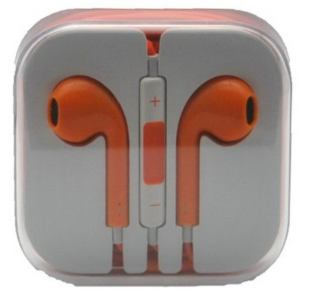 4XEM 4XAPPLEARPODOR In-ear Binaural Orange mobile headset