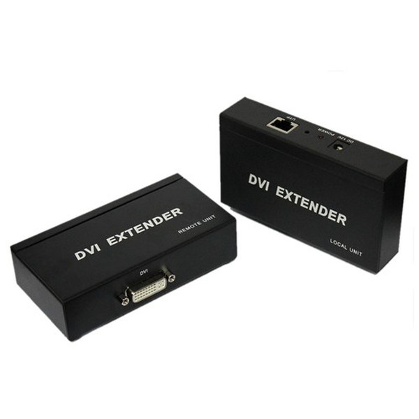 4XEM 4XDVIEXT AV transmitter & receiver Black AV extender