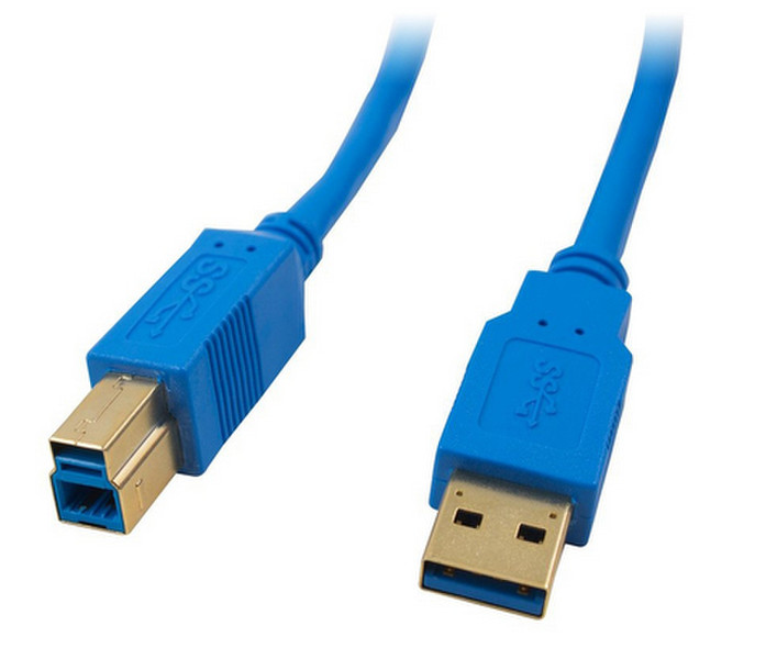 4XEM 3ft. USB 3.0 A-B m/m 0.91m USB A USB B Blue