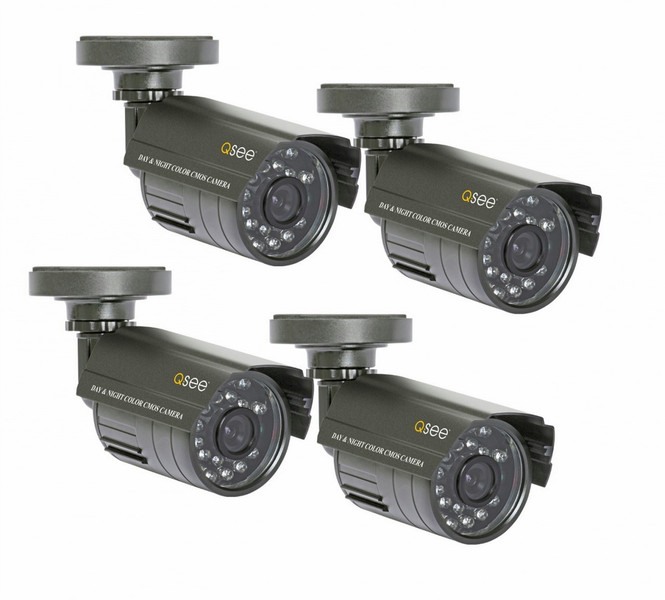 Q-See QM4803B 4-pack CCTV security camera В помещении и на открытом воздухе Пуля Черный