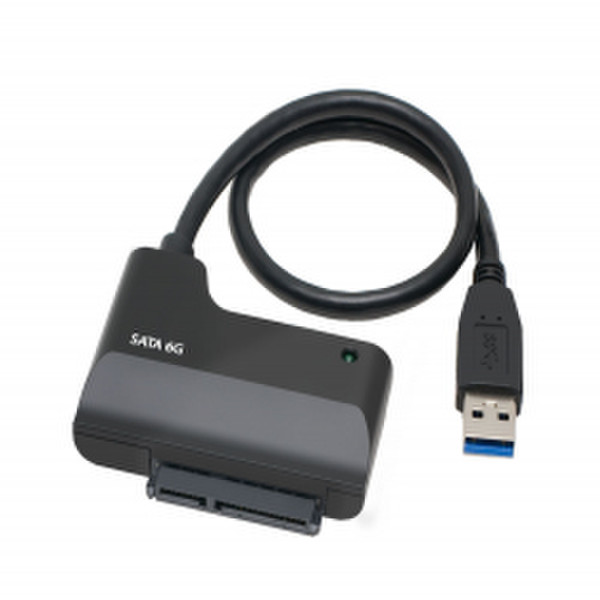 SYBA SY-ADA20079 SATA 22-pin USB 3.0 Schwarz Kabelschnittstellen-/adapter