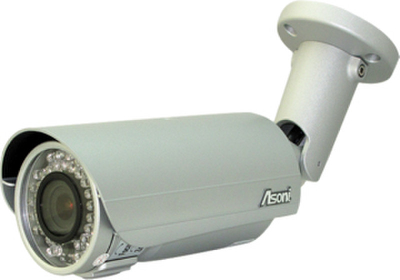Asoni CAM6681FIR-POE IP security camera Innen & Außen Geschoss Weiß Sicherheitskamera