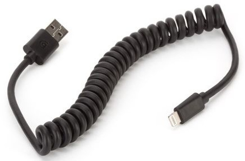Griffin USB/Lightning 1.2м USB A Lightning Черный дата-кабель мобильных телефонов