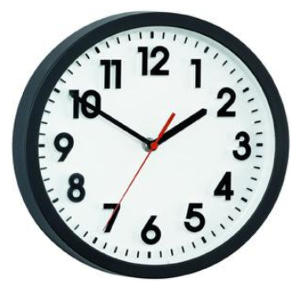 Mebus 18580 Quartz wall clock Circle Black wall clock