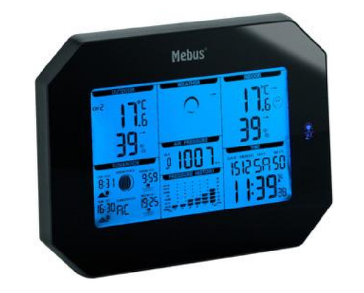 Mebus 46528 3 Black weather station