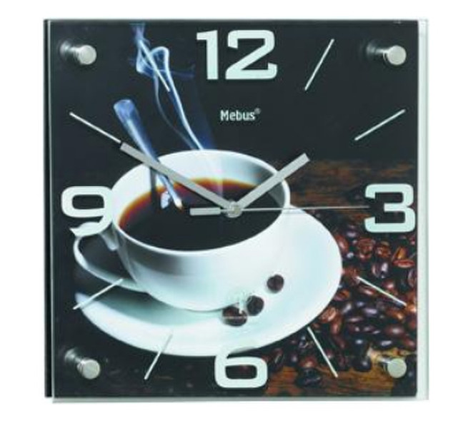 Mebus 52540 Square Multicolour wall clock