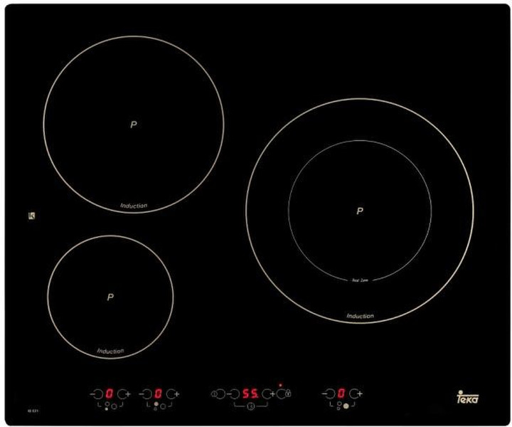 Teka IB 631 Встроенный Electric hob Черный