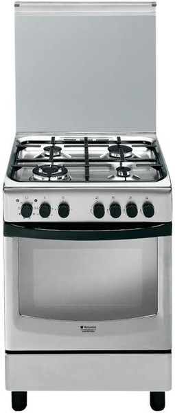 Hotpoint CX65SP1 (X) I Freistehend Gas hob A Edelstahl