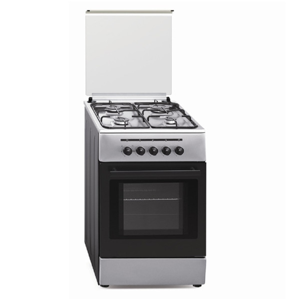 Vitrokitchen CB55IN Freestanding Gas hob Stainless steel cooker