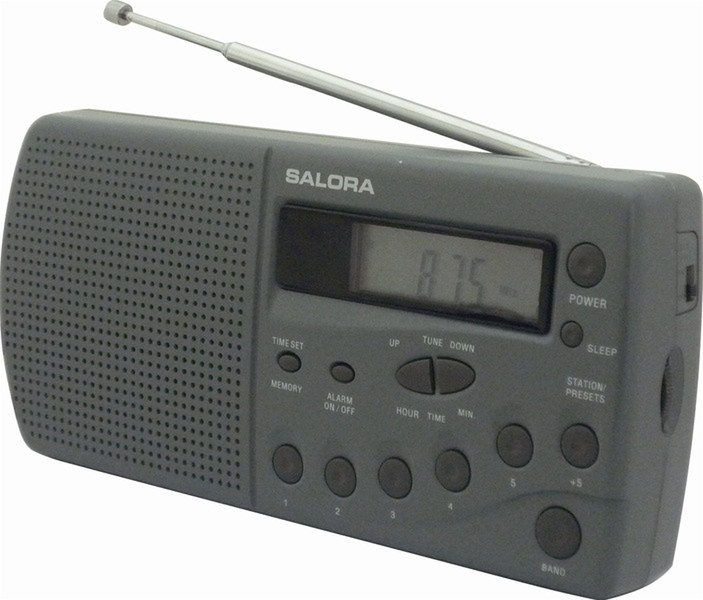 Salora CRP625 Портативный Цифровой Черный радиоприемник