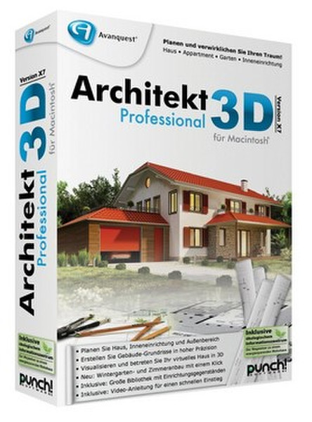 Avanquest Architekt 3D X7 Professional f/ Mac