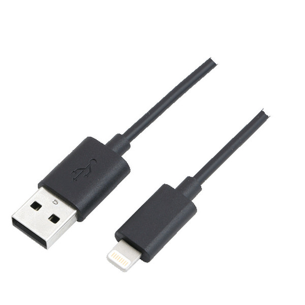 LogiLink Apple Lightning/USB, 1 m 1м USB A Lightning Черный