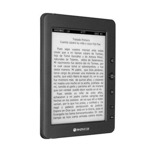 Woxter Scriba 180 Pearl (6") 6" 4GB Black e-book reader