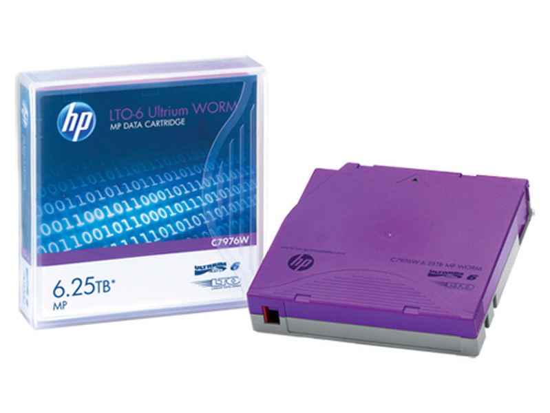 Hewlett Packard Enterprise C7976W LTO blank data tape