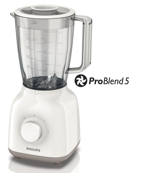 Philips Daily Collection HR2100/03 Tabletop blender 1.5L 400W Beige,White blender