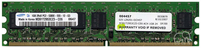 Cisco 1GB DIMM for MCS-7825-H3 1ГБ DDR2 667МГц Error-correcting code (ECC) модуль памяти
