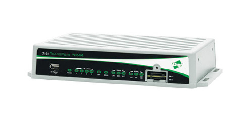 Digi WR44-U8G1-CE1-RH Eingebauter Ethernet-Anschluss Schwarz, Weiß Kabelrouter
