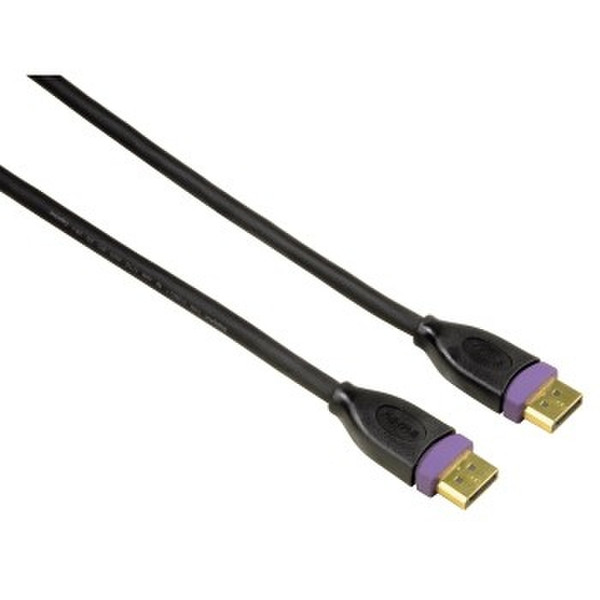 Hama Connecting Cable, display port plug - display port plug, 1.8 m 1.8м DisplayPort DisplayPort Черный