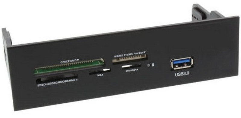 InLine 33394M Внутренний USB 3.0 Черный устройство для чтения карт флэш-памяти