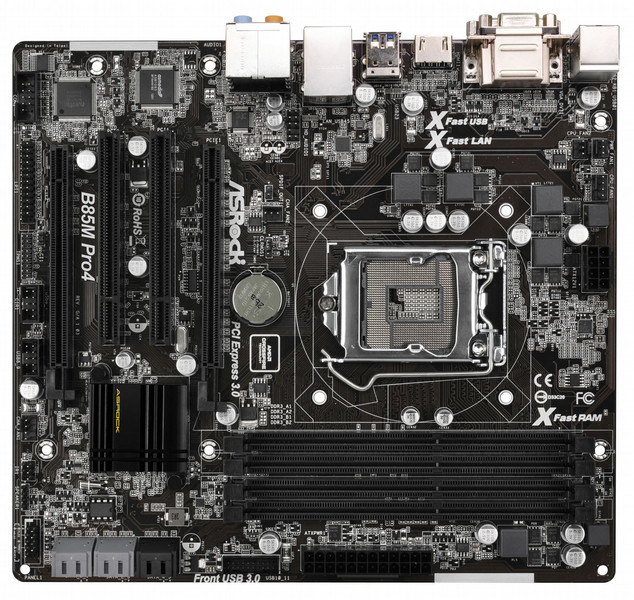 Asrock B85M Pro4 Intel B85 Socket H3 (LGA 1150) Micro ATX Motherboard