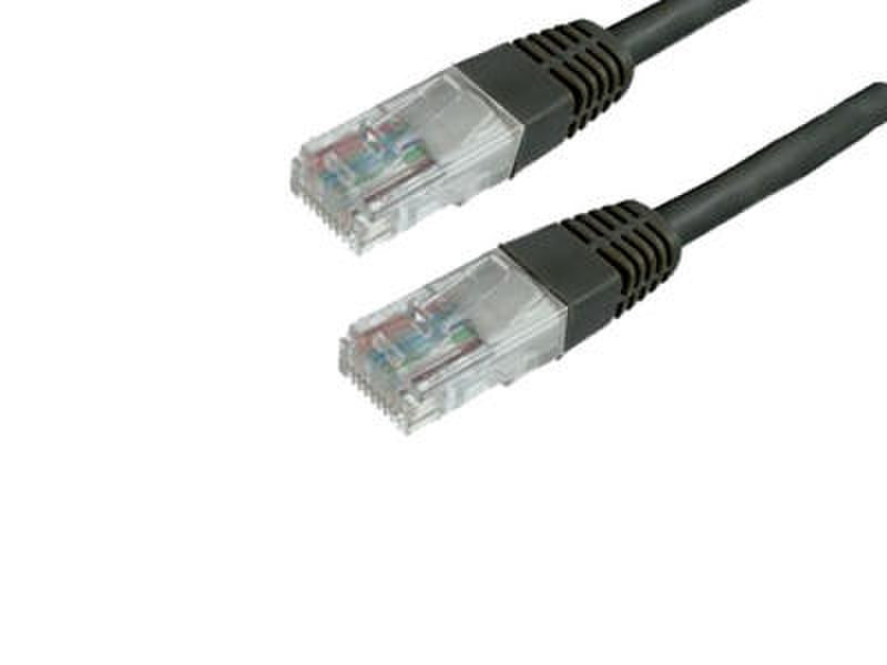 MediaRange MRCS119 1m Cat6 S/FTP (S-STP) Black networking cable