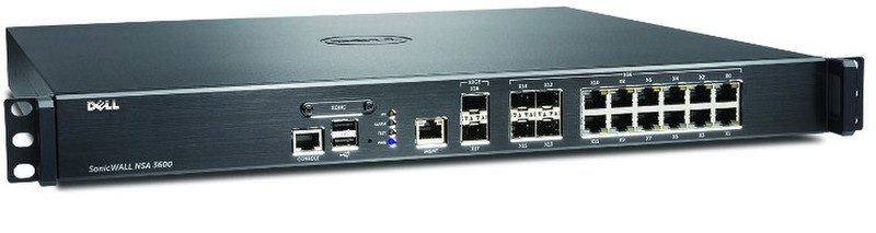 DELL SonicWALL 01-SSC-3851 1U 3400Мбит/с аппаратный брандмауэр