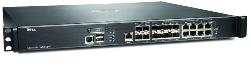 DELL SonicWALL 01-SSC-4259 1U 12000Мбит/с аппаратный брандмауэр