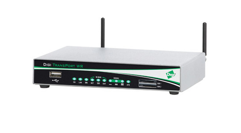 Digi WR44-C500-LE2-SU Schnelles Ethernet Schwarz, Weiß 3G WLAN-Router