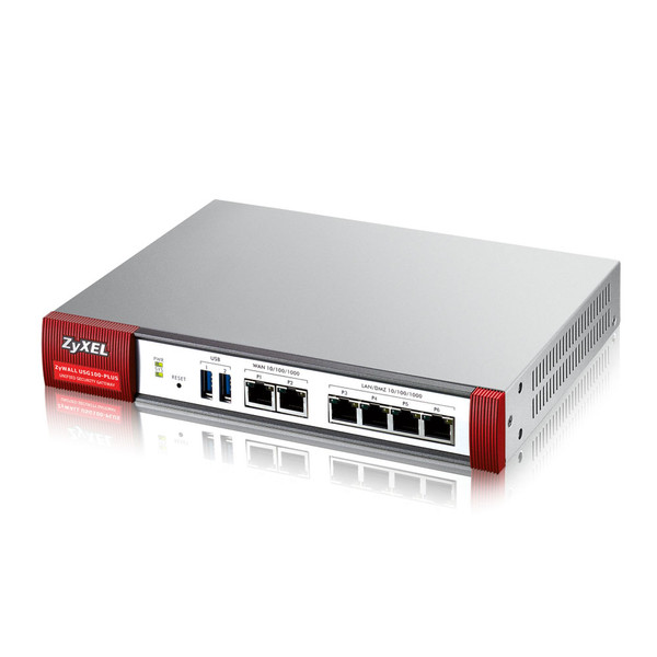 ZyXEL USG 100 + License 1U 600Mbit/s Firewall (Hardware)