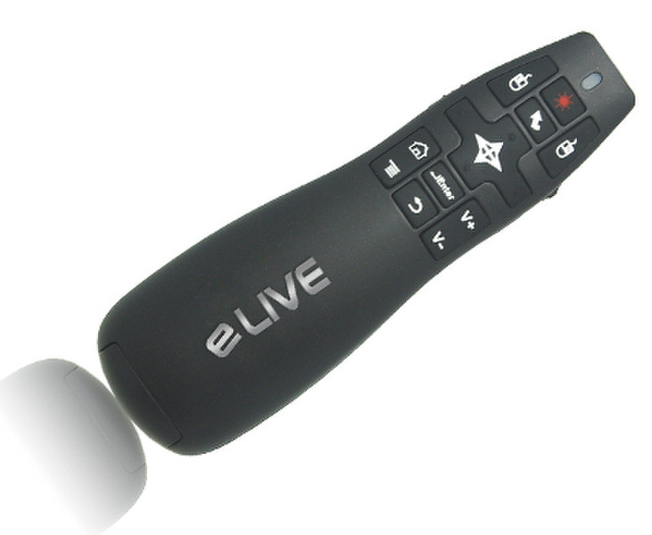 eLive PAM-R900 RF Black wireless presenter