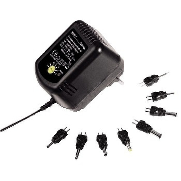 Hama Universal Mains Adapter 800 mA Black power adapter/inverter