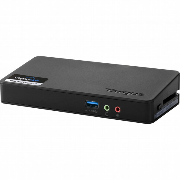Targus ACP076US USB 3.0 (3.1 Gen 1) Type-A Black notebook dock/port replicator