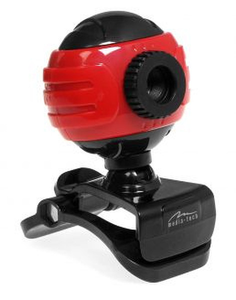 Mediatech MT4031 0.3MP 640 x 480pixels USB 2.0 Black,Red webcam