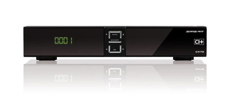 Smart SMA CX70 Cable Full HD Black TV set-top box