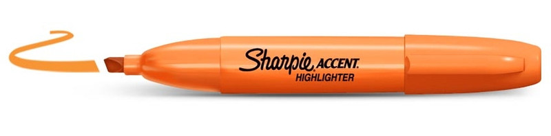 Sharpie Accent Jumbo Оранжевый 12шт маркер