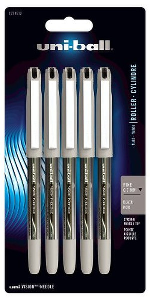 Uni-Ball Vision Needle Black 5pc(s)