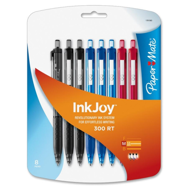 DYMO InkJoy 300 RT 8cd Schwarz, Blau, Rot 8Stück(e)