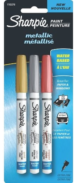 Sharpie 1783278 Gold,Pink,Silver 3pc(s) paint marker