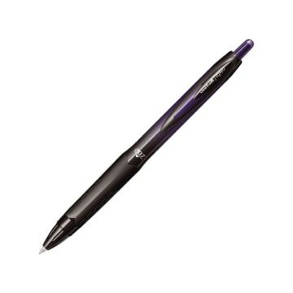 DYMO 207 GEL BLX 0.7mm Выдвижной Черный, Фиолетовый 12шт