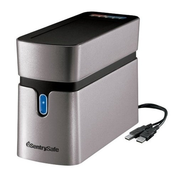 SentrySafe QA0004 Hard Drive Enclosure Питание через USB Cеребряный