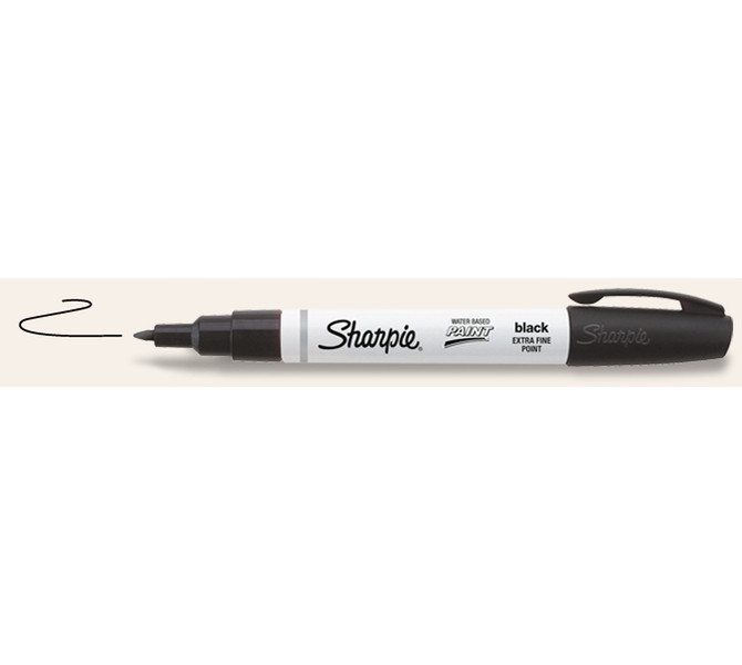 DYMO Water-Based Paint Marker Extra Fine Point Black paint marker