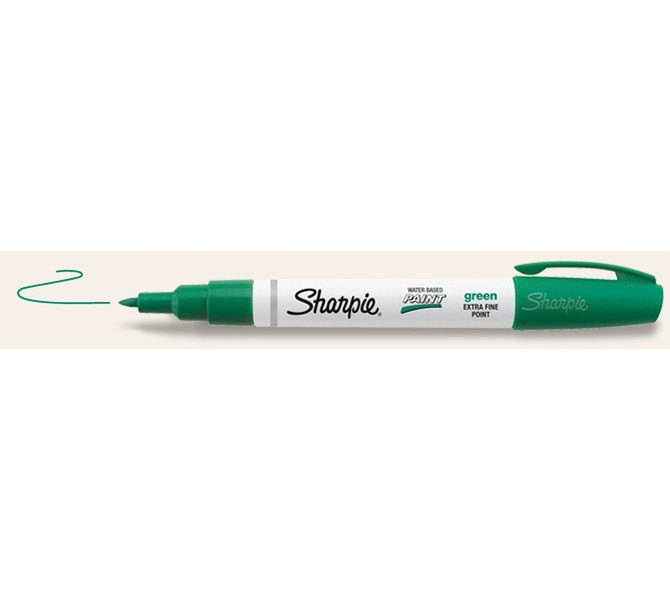 DYMO Water-Based Paint Marker Extra Fine Point Green paint marker