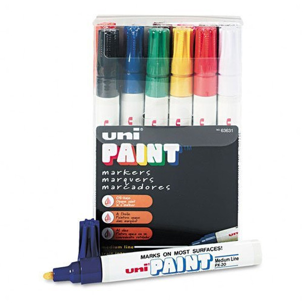 DYMO PX-20 Black,Blue,Gold,Green,Orange,Pink,Purple,Red,Silver,White,Yellow paint marker