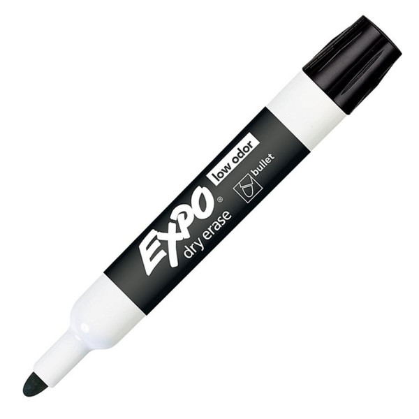 DYMO Low Odor Dry Erase Schwarz 12Stück(e) Marker