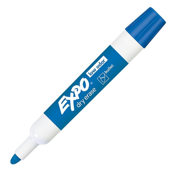 DYMO Low Odor Dry Erase Синий 12шт маркер