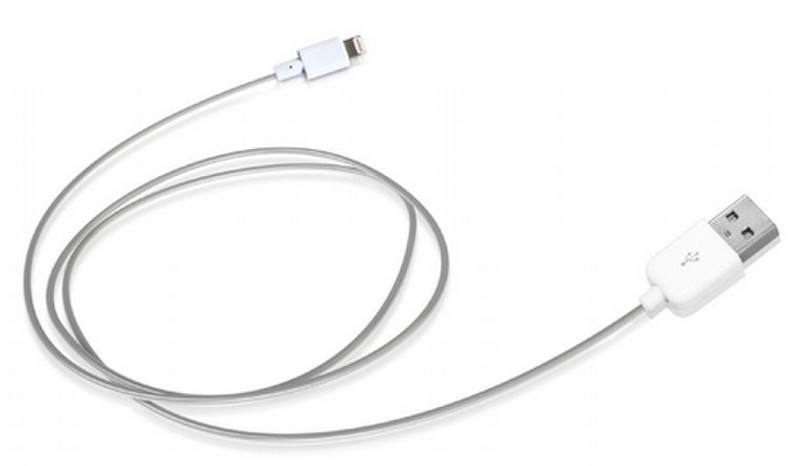 SBS TECABLEUSBIP5 1.5m USB A Lightning Weiß USB Kabel