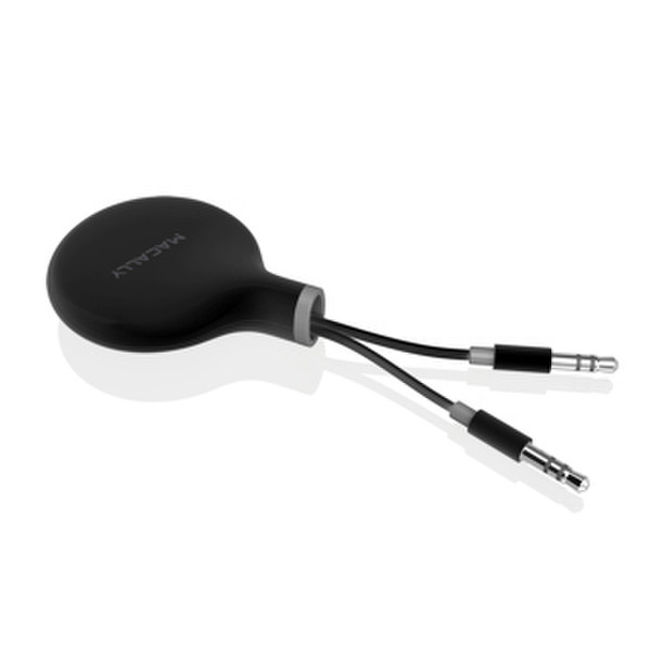Macally BUBJACK-B 1.5м 3.5mm 3.5mm Черный аудио кабель