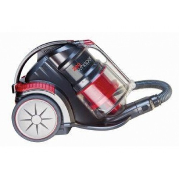 Hoover SH40080 Zylinder-Vakuum Schwarz, Rot Staubsauger